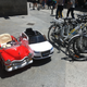 High end rental cars at the San Miguel Market